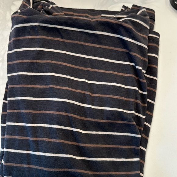 Madewell tissue turtleneck strip top. Size M - Picture 4 of 4